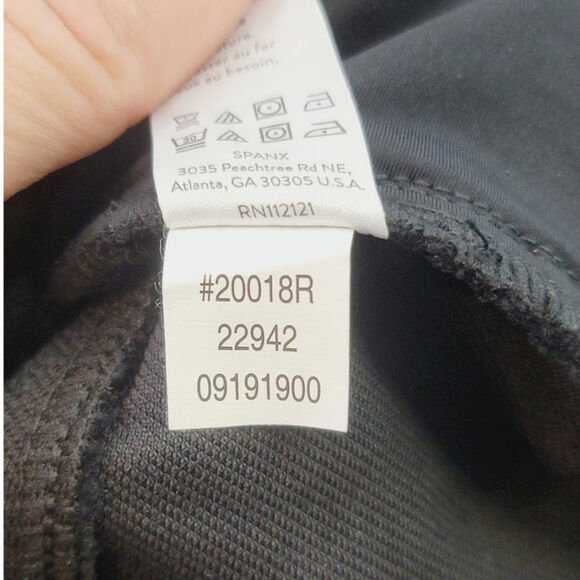 SPANX Jean-ish Ankle Leggings in Black, sz XL - Picture 12 of 16